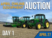 April Virtual Equipment Auction - Day 1