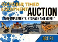 October Timed Equipment Auction
