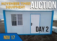 November Timed Equipment Auction