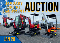 January Online Equipment Auction
