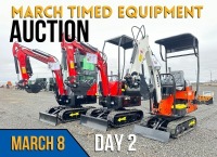 March Timed Equipment Auction - Day 2