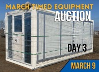 March Timed Equipment Auction - Day 3