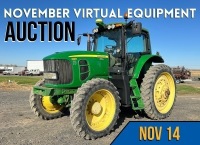 November Virtual Equipment Auction