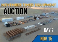 November Timed Equipment Auction - Day 2