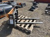 Wolverine Skid Steer Hydraulic Pallet Fork - 4