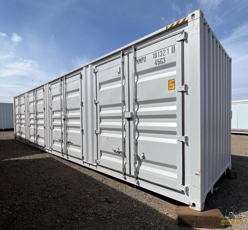 40' High Cube 4-Door Shipping Container