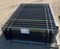 (20) Galvanized Steel Fence Panels