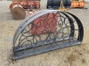 Decorative Wrought Iron Driveway Side Panels