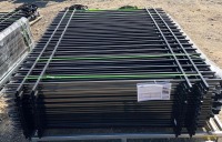 (20) Galvanized Steel Fence Panels