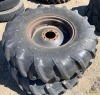 (2) Firestone 16.9-24 Tires W/ Rims - 2