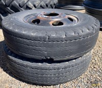 (2) Kelly-Springfield 9.00-20 Tires W/ Rims