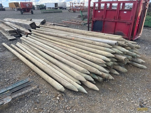 (110) 5"x12' Wood Posts