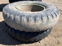 (2) Armstrong 11.00-20 Tires W/ Rims