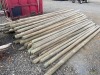 (110) 5"x12' Wood Posts - 2