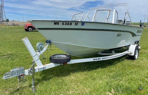 1998 Mon Ark King Viper 191 Fishing Boat w/Trailer