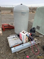 Tile Saw, Shop Vac, Gauges, Pressure Tank