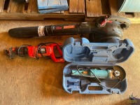 Grinder, Recip Saw, Leaf Blower