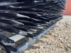 Black Powder Coated Galvanized Steel Fence - 5