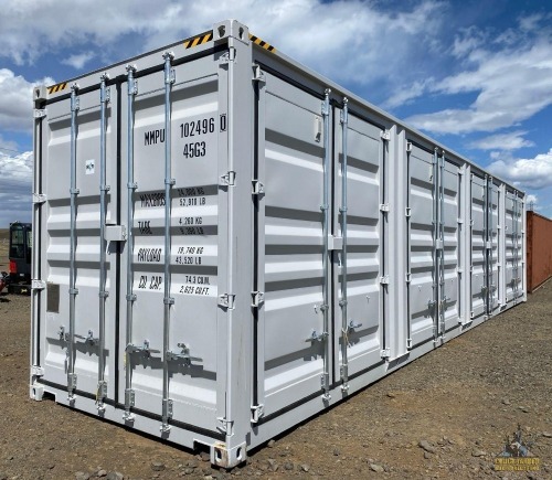 40' High Cube 4-Door Shipping Container