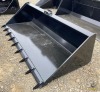 KC 78" Skid Steer Bucket w/Teeth