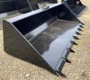 KC 78" Skid Steer Bucket w/Teeth - 4