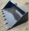 KC 66" Skid Steer Bucket w/ Teeth - 2