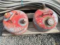 2- 2 1/2 Gal Metal Gas Cans