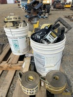 Assorted Tie Down Straps & 2500LB Jack stand