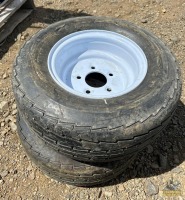 2- 20.5x8.0-10 Trailer Tires w/Rims