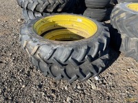 (2) 11.2-38 Tractor Rear Tires w/Rims