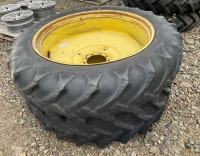 (2) 13.6-38 Tractor Rear Tires w/Rims