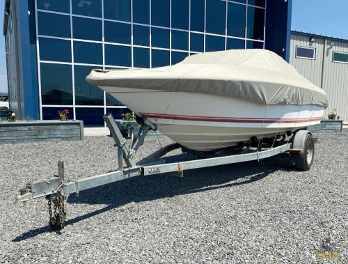 1990 Sea Ray Boat w/ 1988 Calkins Trailer