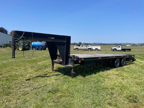 2008 Morgan Built Goose Neck Flatbed Trailer