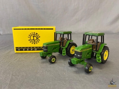 2-1/64 Ertl John Deere Tractors - '93 Expo - Customer Roundup