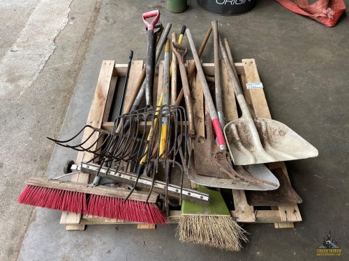 Misc. Shovels, Pitch Forks, & Brooms