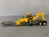 1/64 Ertl Kenworth T600 w/Lowboy & John Deere Backhoe - 7