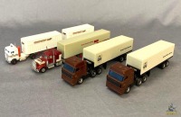 4-1/87 Semis w/Trailers