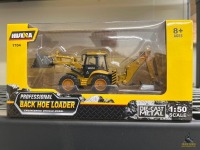 Hui Na Toys 1:50 Scale Die Cast Backhoe/Loader