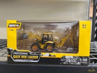 Hui Na Toys 1:50 Scale Die Cast Backhoe/Loader