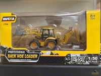 Hui Na Toys 1:50 Scale Die Cast Backhoe/Loader