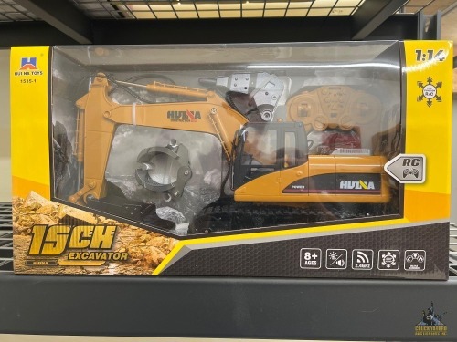 Hui Na Toys 1:14 Scale Die Cast RC Excavator