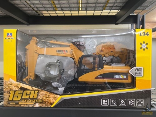 Hui Na Toys 1:14 Scale Die Cast RC Excavator