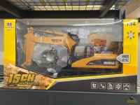 Hui Na Toys 1:14 Scale Die Cast RC Excavator