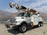 #577 2007 International 7600 Digger Derrick Truck