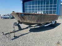 Welded Aluminum Boat w/EZ Loader Trailer