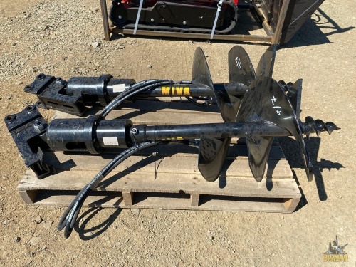 MIVA Micro Excavator Auger Attachment