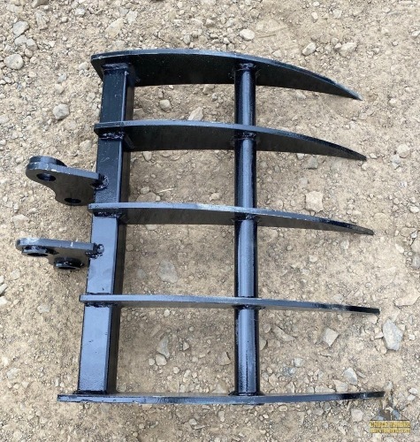 MIVA Micro Excavator Rake Attachment