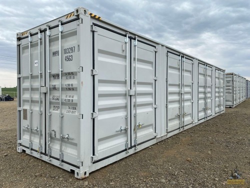 40' 5 Door Shipping Container