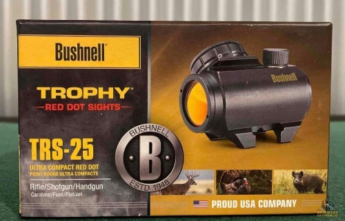 NIB Bushnell Trophy TRS-25 Red Dot Sight