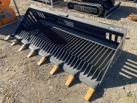 LandHonor 84" Skid Steer Rock Bucket